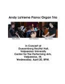 Name: Piano/Organ Trio @ Valparaiso, IN