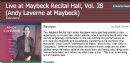 Name: Live At Maybeck/All Music Guide